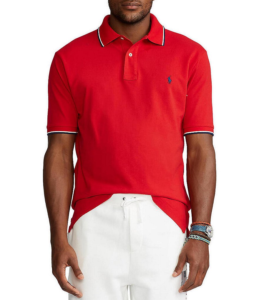 Polo Ralph Lauren Big & Tall Tipped Mesh Short-Sleeve Polo Shirt