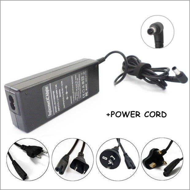 19.5V 4.7A Laptop AC Adapter Charger Carregador Portatil For Caderon Sony Vaio pcg-5l2l pcg-7142l VGP-AC19V37 VGP-AC19V48