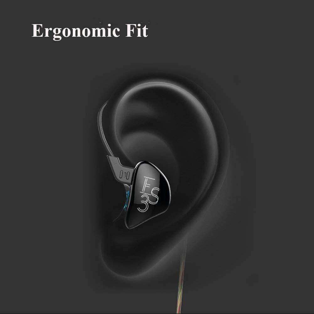 KZ ES3 Dynamic Hybrid Dual Driver In Ear Headphones (Purple without Mic)