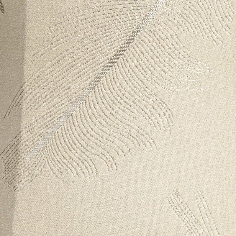 Springcrest Cream Embroidered Feather Medium Drum Lamp Shade 14" Top x 16" Bottom x 11" High (Spider) Replacement with Harp and Finial