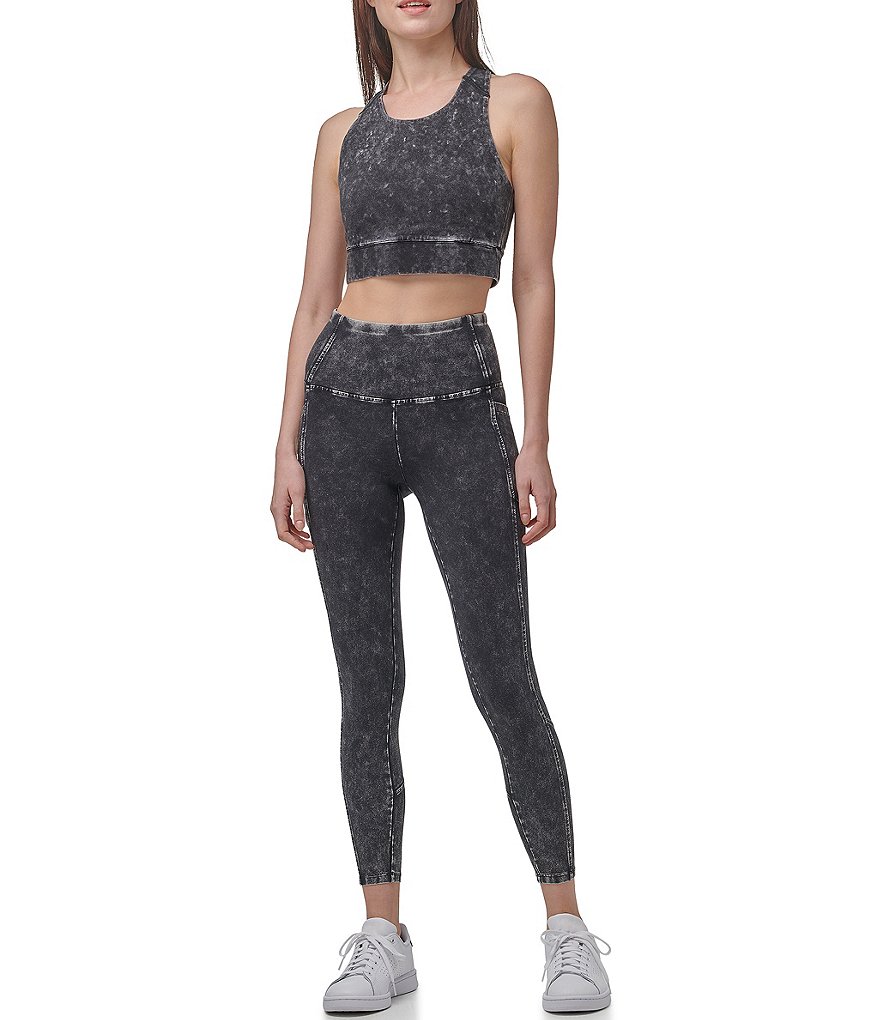 Marc New York Ombre Tie Dye High Rise 7/8 Pull-On Leggings