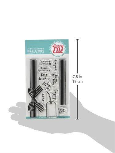 Avery Elle Beautiful Bow Clear Stamp Set, 4"X6"