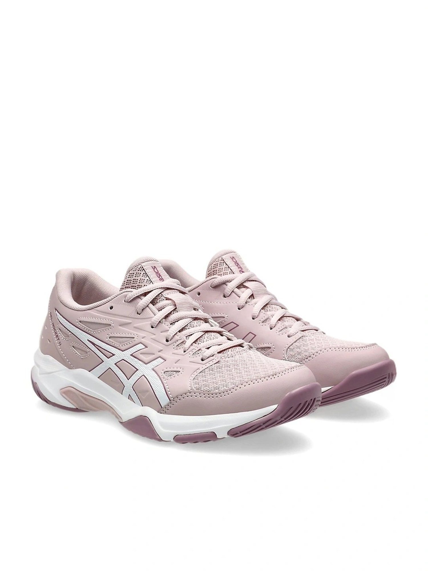 Asics Women's GEL-ROCKET 11 Dusty Pink Indoor Court Shoes
