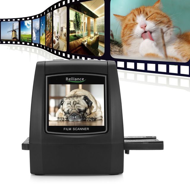 14MP 22MP 135mm Ultra High-Resolution Negative Film Slide Viewer Scanner Photo Converter USB 2.0 MSDC Monochrome Profession EC018