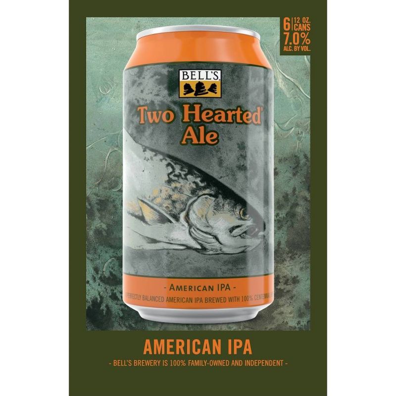 Bell's Two Hearted Ale IPA Beer - 6pk/12 fl oz Cans