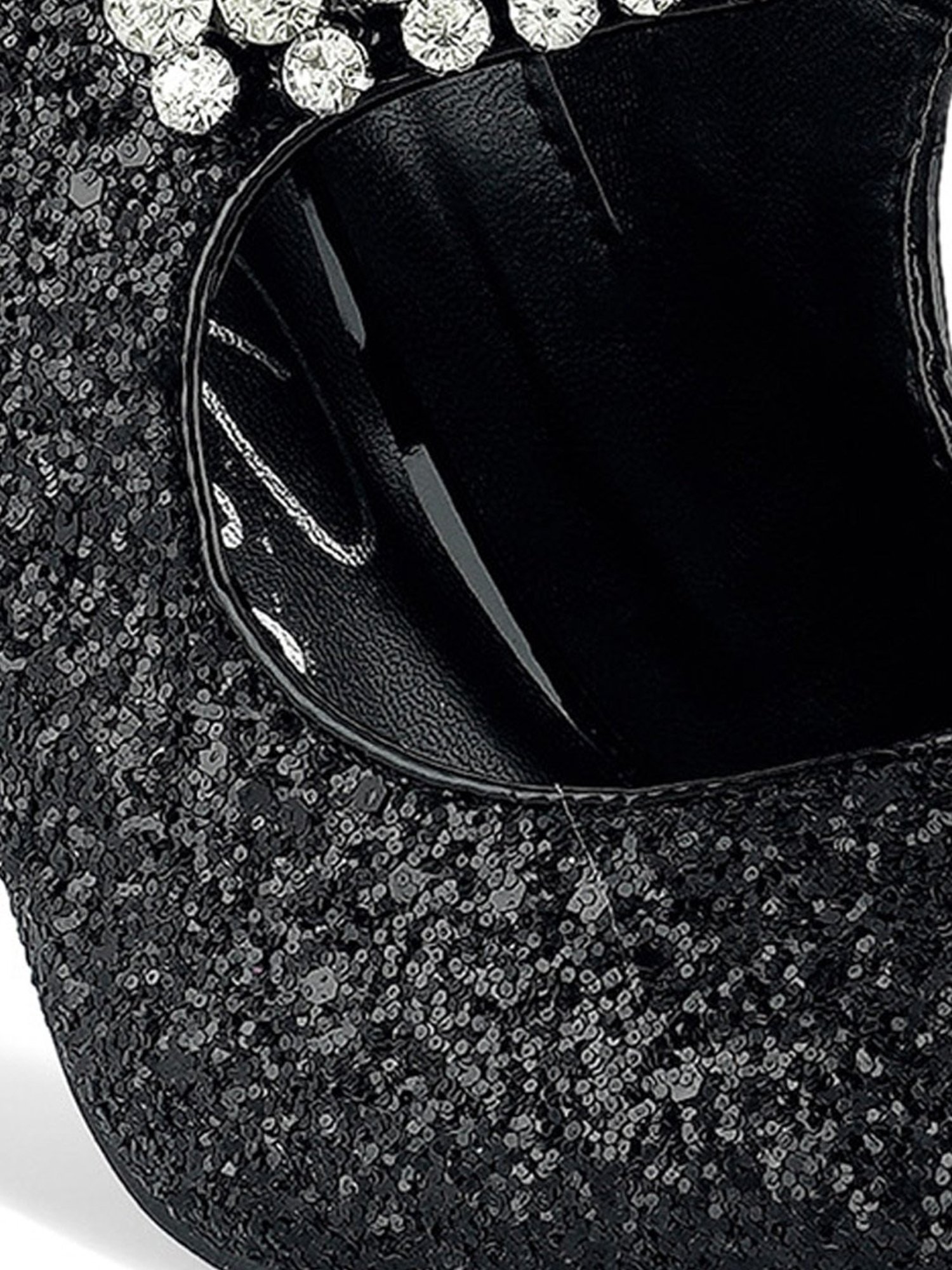 London Rag Women's Black Mule Stilettos