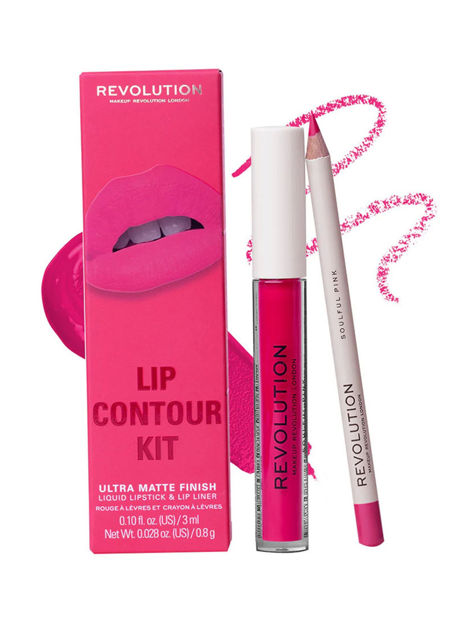 StarStruck By Sunny Leone Liquid Lip Color & Lip Liner Kiss Me Pink