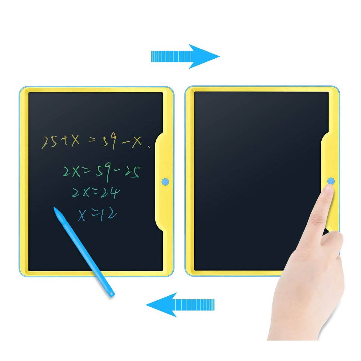 LEPAI WW1903-D-Z 15-inch Children's LCD Writing Tablet Digital Graffiti Drawing Board Electronic Handwriting Notepad with Pen