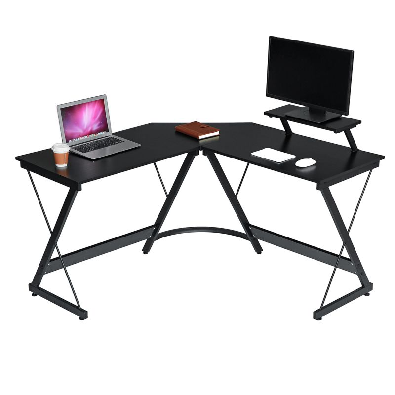 51" L-Shaped Desk Computer Corner Home Gaming Office Writing Study Table Workstation