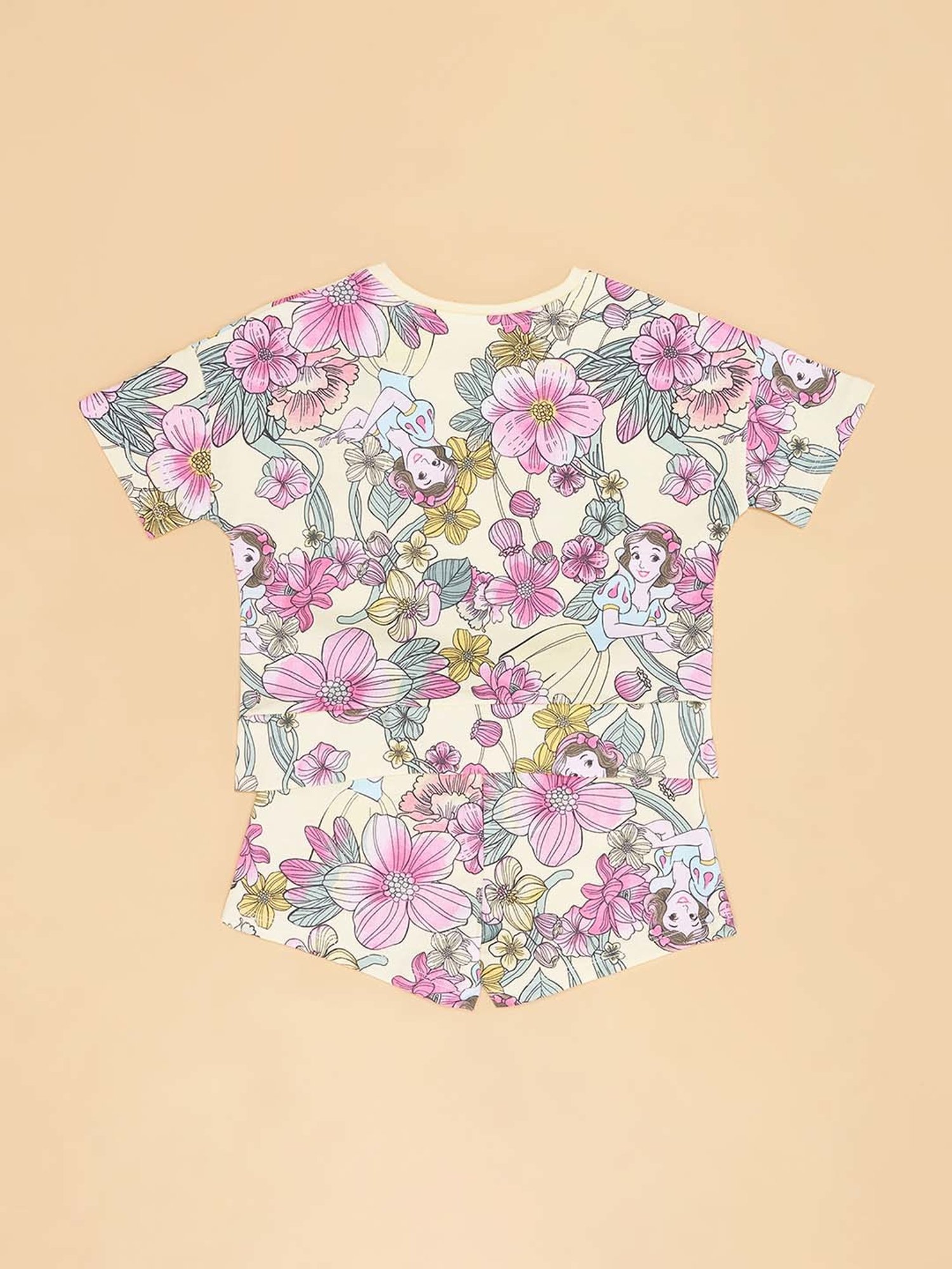 Jockey Girls Black Printed Shorts