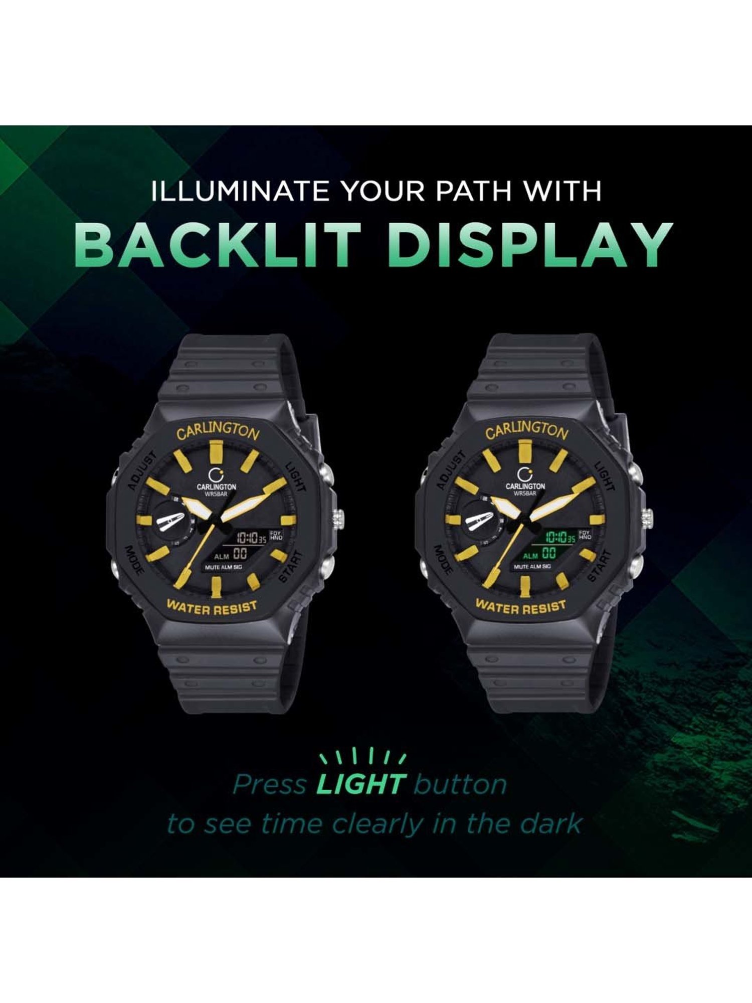 CARLINGTON Endurance 3322 Analog-Digital Watch for Men