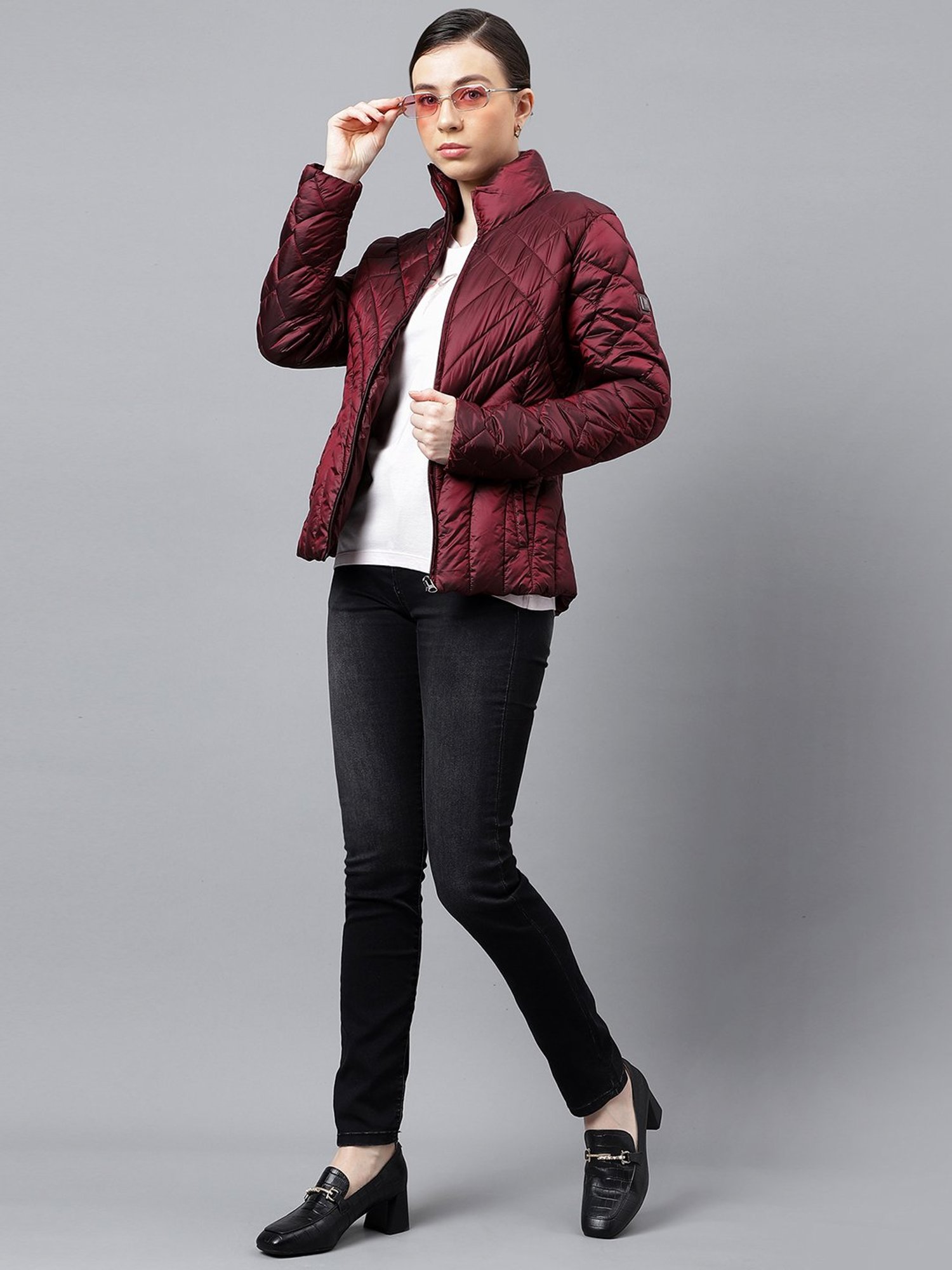 Woods Wine Quilted Jacket