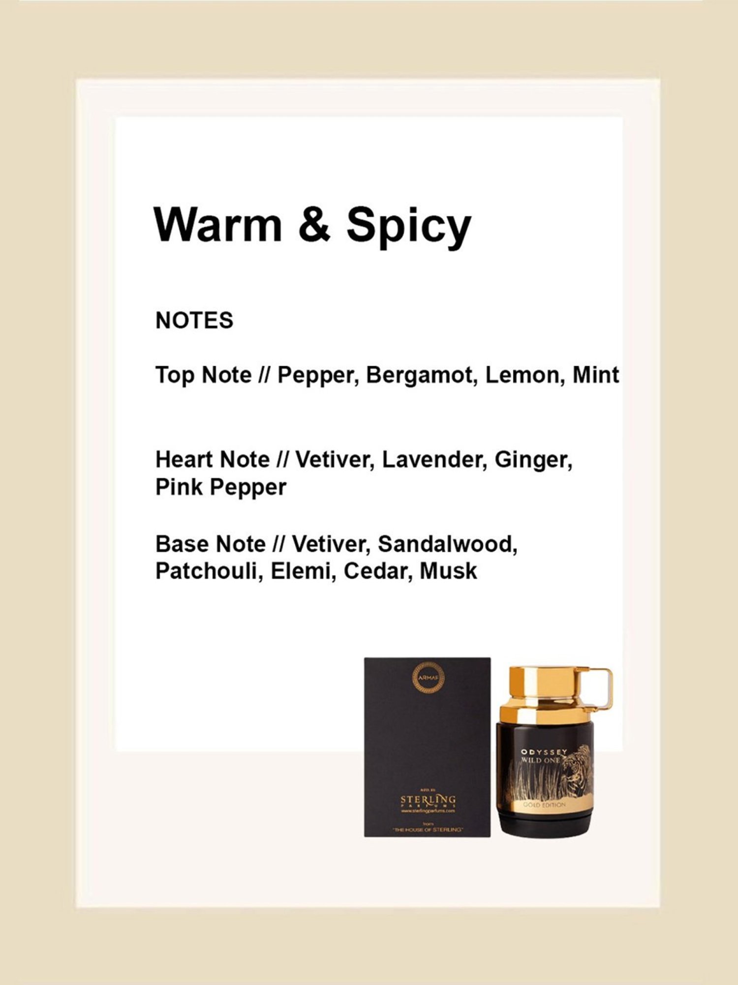 Armaf Odyssey Wild One Gold Edition Eau de Parfum for Women - 100 ml