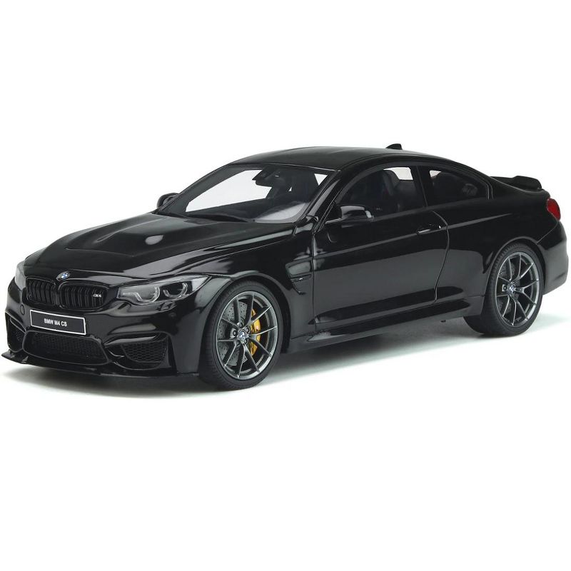 BMW M4 CS F82 Black Sapphire with Carbon Top 1/18 Model Car by GT Spirit