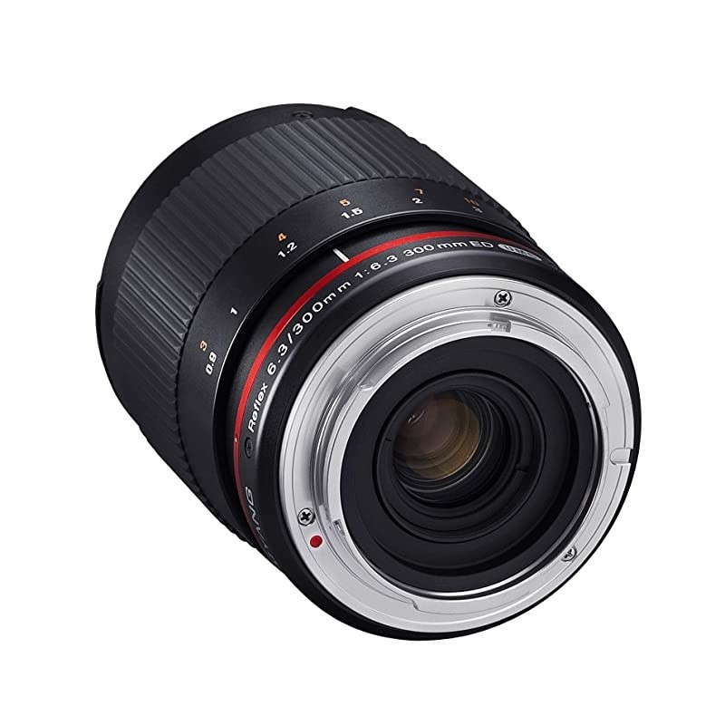 SY300M-FX-BK 300mm F6.3 Mirror Lens for Fuji X Mirrorless Interchangeable Lens Cameras