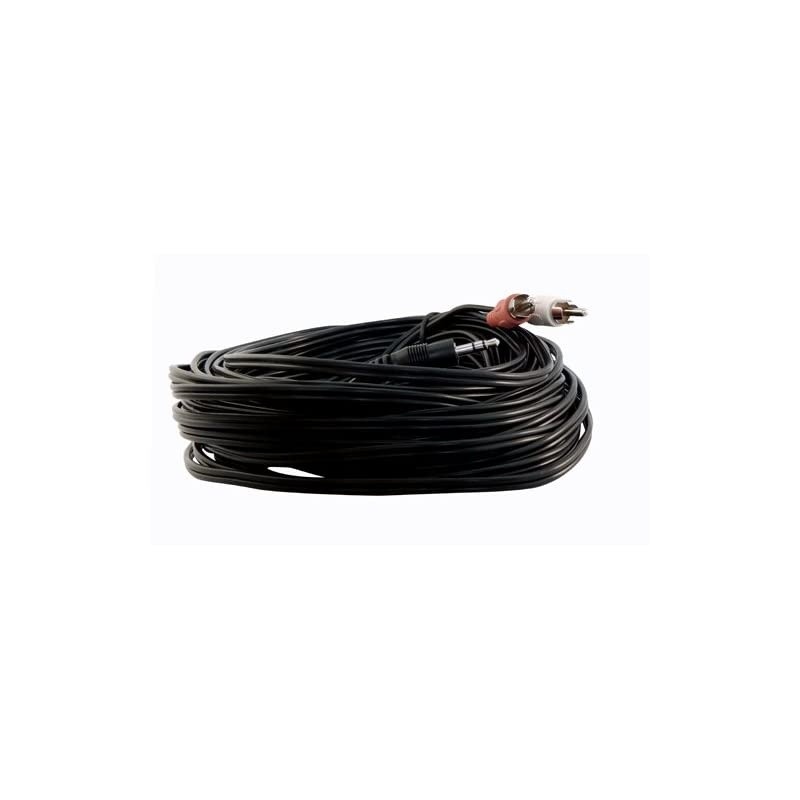 50 Foot 35mm Stereo Male to 2 RCA Male Cable