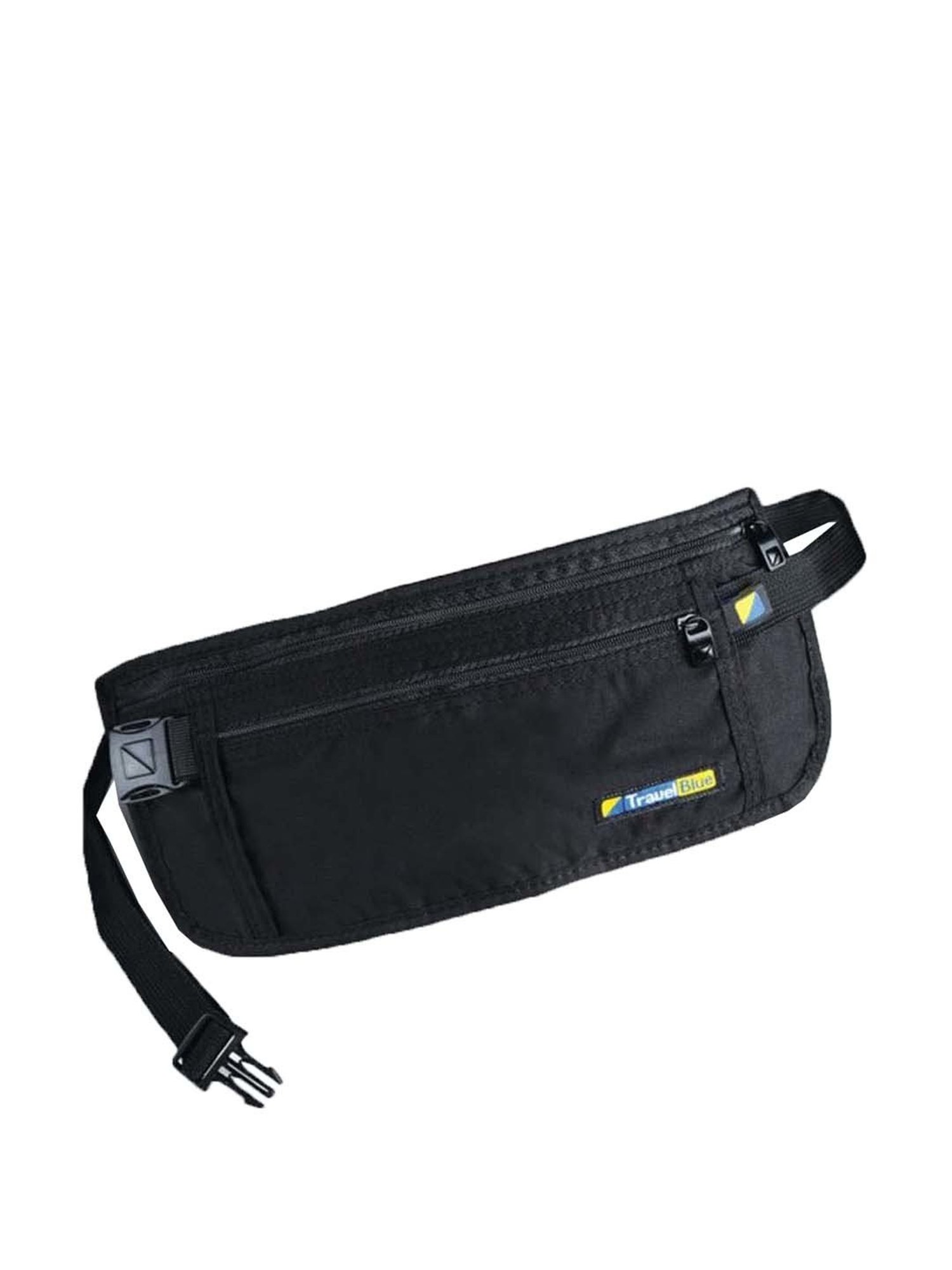 Travel Blue Black Solid Waist Pouch