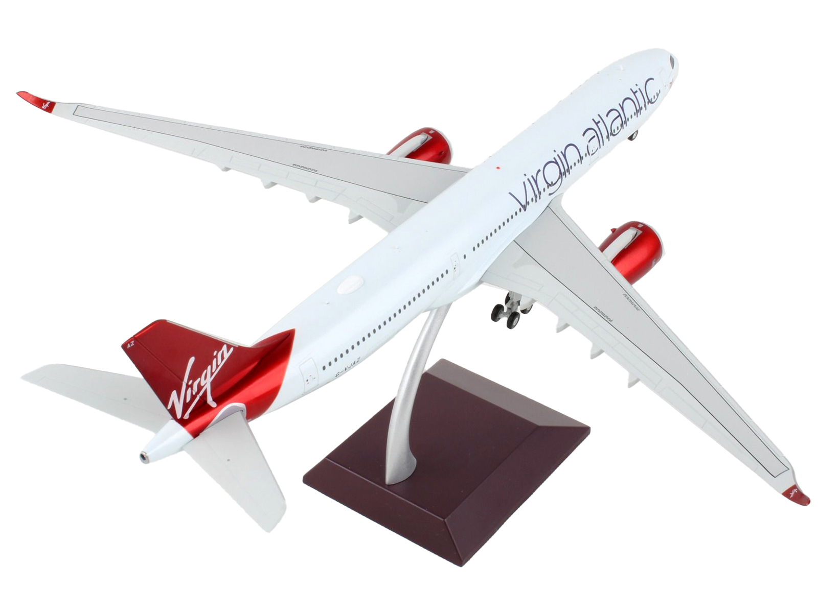 Airbus A330-300 Commercial Aircraft "Delta Air Lines" (N829NW) White with Blue and Red Tail 1/400 Diecast Model Airplane by GeminiJets