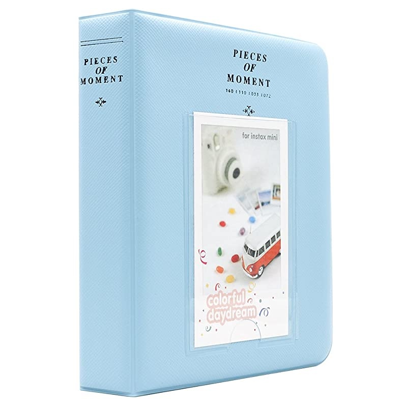 64 Pockets Mini Photo Album for Fujifilm Instax Mini 7s 8 8+ 9 25 26 50s 70 90 Instant Camera Name Card Blue n