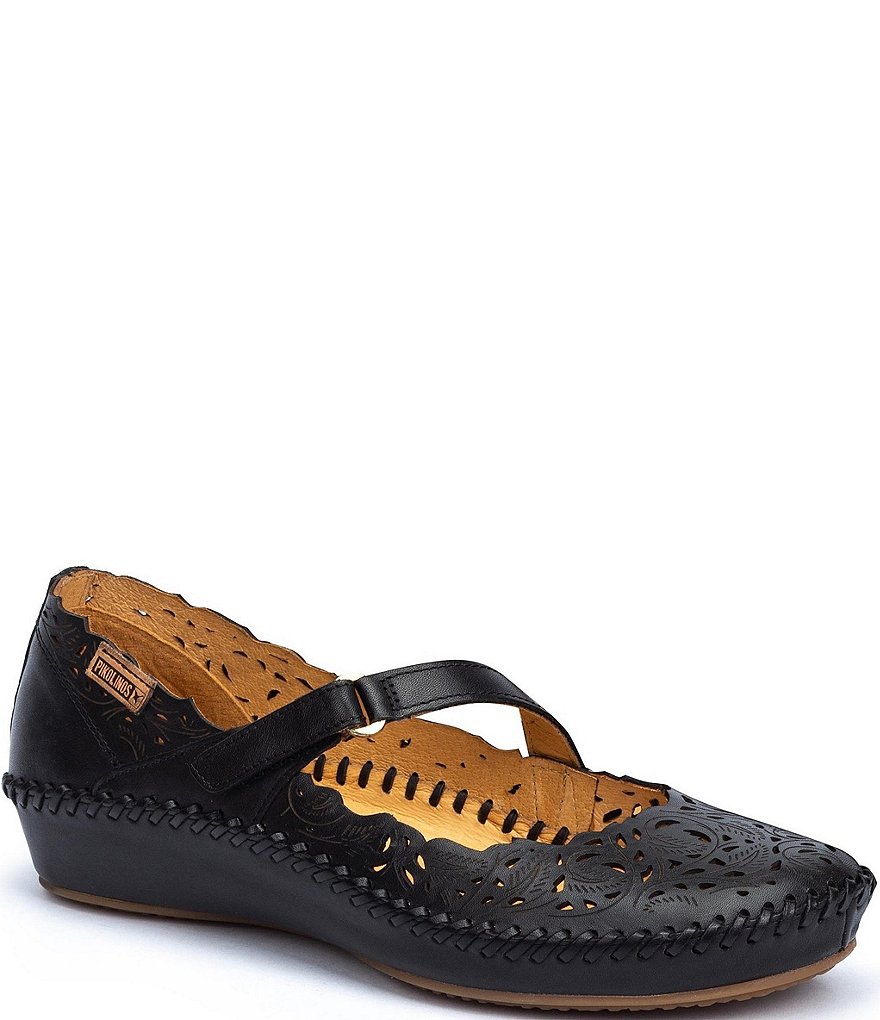 Pikolinos Puerto Vallarta 655 Cut-Out Leather Mary Janes