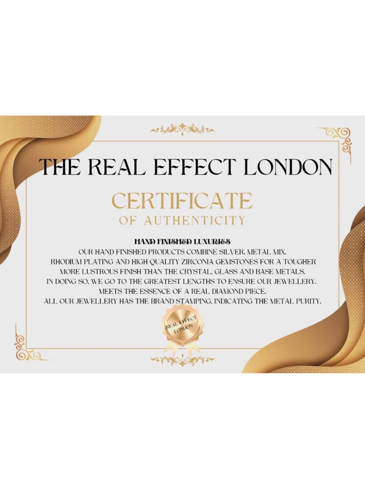 The Real Effect London 800 Silver CZ Bracelet for Women