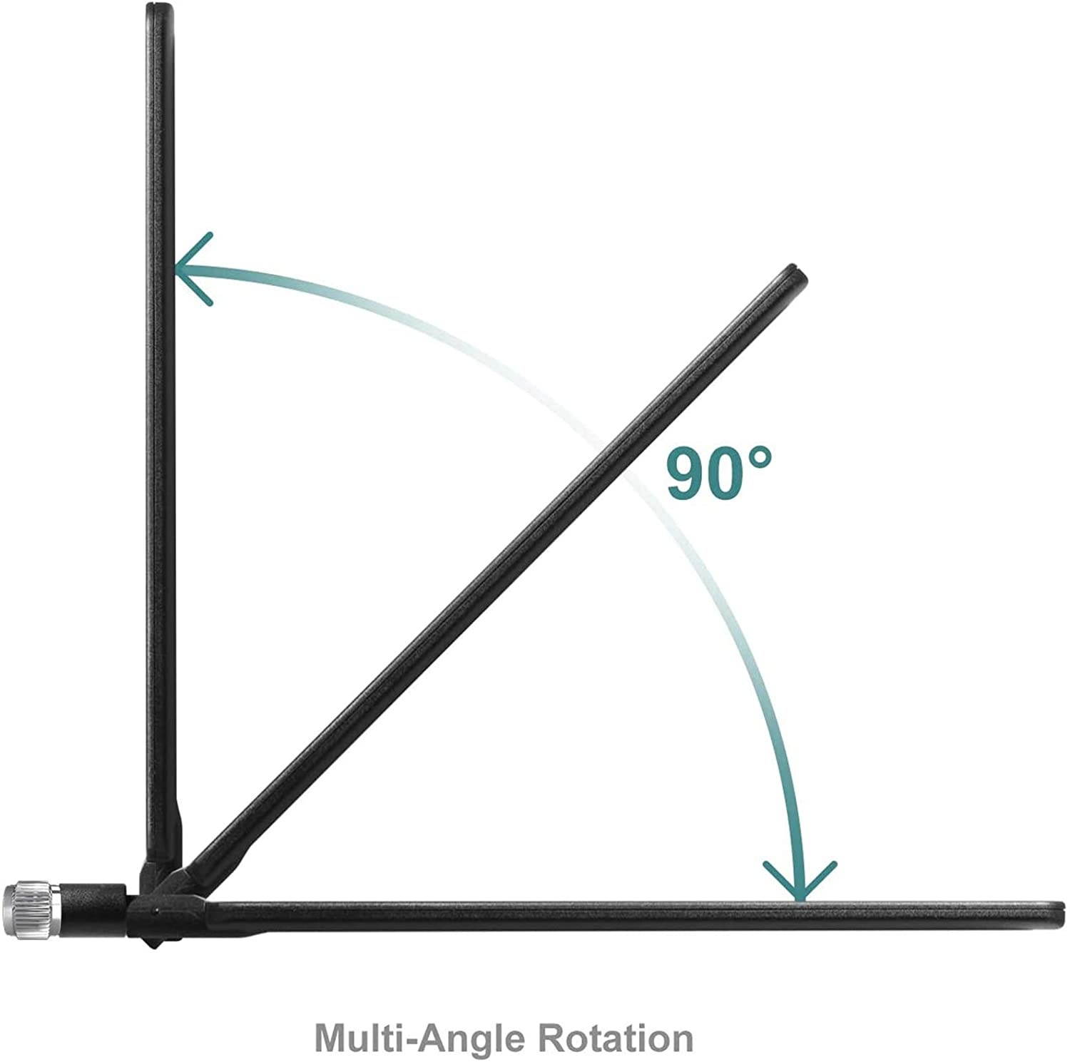 WiFi 4G LTE Antenna with SMA Male Connector 9dBi Dual Band Omnidirectional Antenna(2pcs) for Verizon AT&T VerizonWireless Network Router and Huawei 4g Router