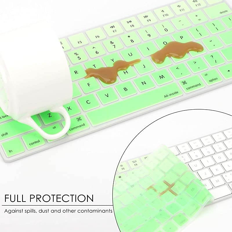 Ombre Green Cover for Apple Magic Keyboard (MLA22LL/A) with US Layout