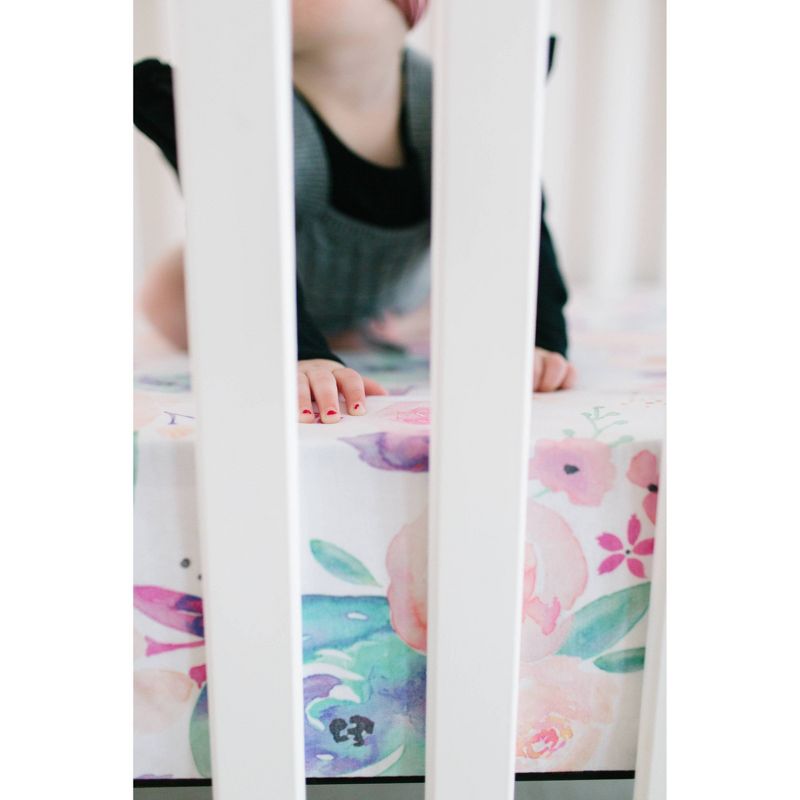 Copper Pearl Premium Crib Sheet - Bloom