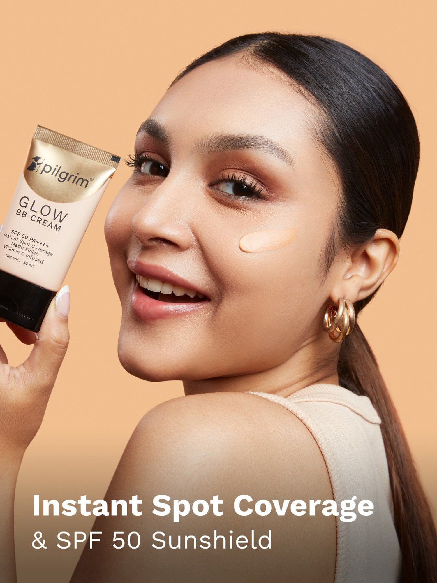 PILGRIM Glow BB Cream SPF 50 PA++++ 05 Almond Glow - 30 ml