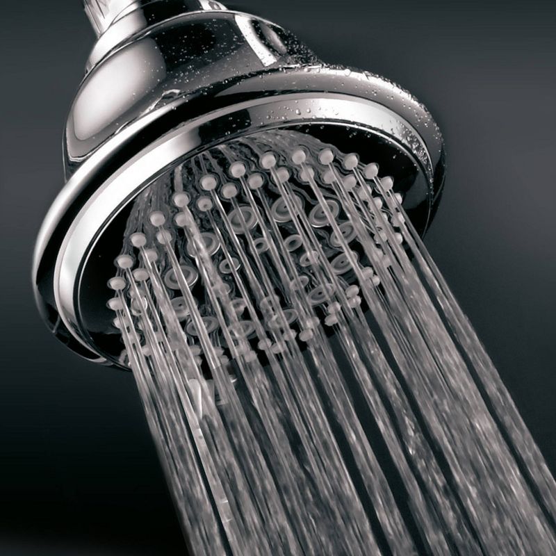 Aqua Dance Fixed Mount 7 Function Showerhead Chrome - Hotelspa