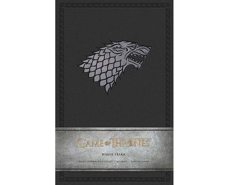 Game of Thrones - House Stark Large Ruled Journal : Large Ruled Journal - (Hardcover) - by Insight Editions