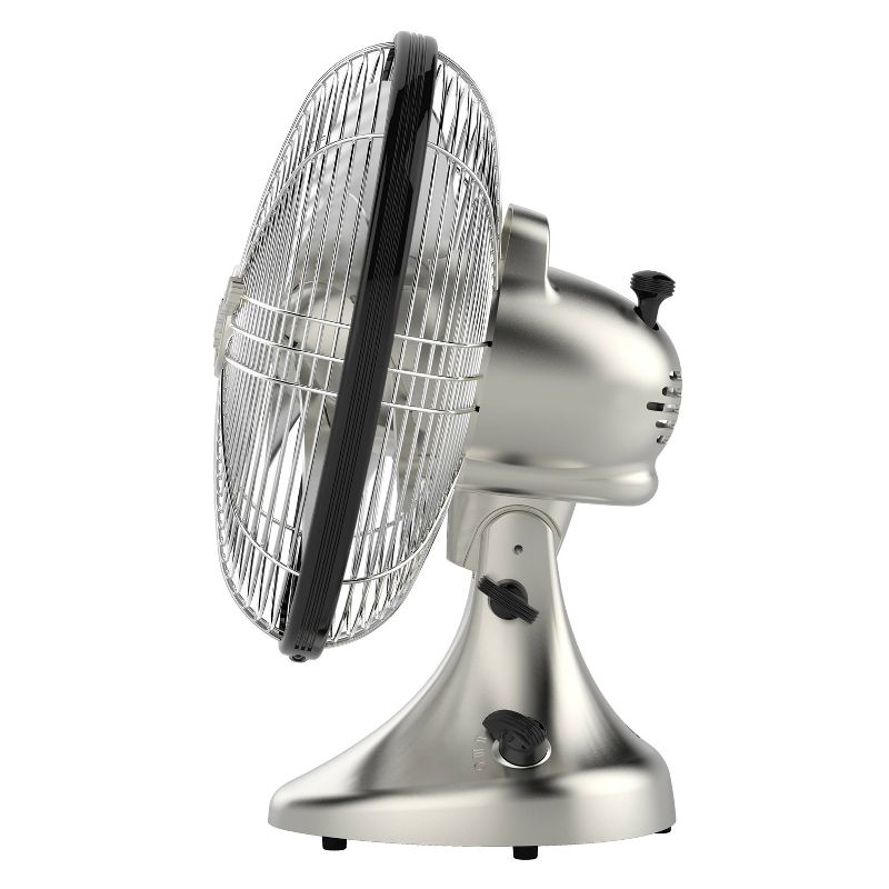 Vornado Silver Swan Oscillating Metal Fan Silver