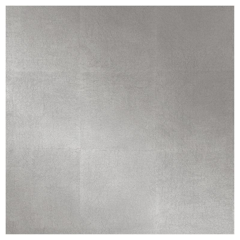 Devine Color Metallic Leaf Peel and Stick Wallpaper Silver