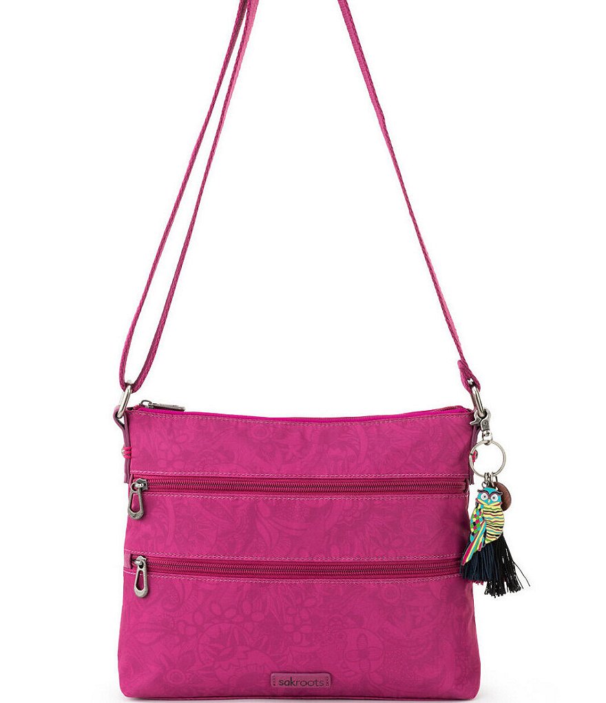 Sakroots Basic Zip Top Crossbody Bag