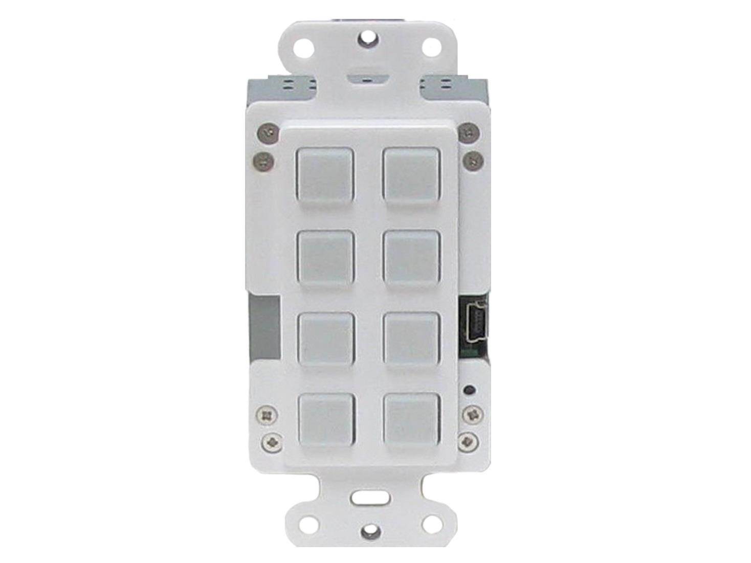 A-NeuVideo ANI-8WP 8-Button Programmable Illuminated Ip Wall Plate Control Keypad