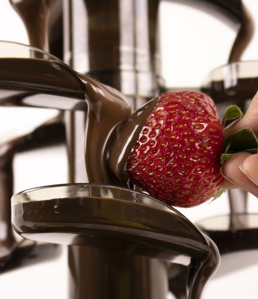 Nostalgia Electrics Stainless Steel Cascading Fondue Fountain