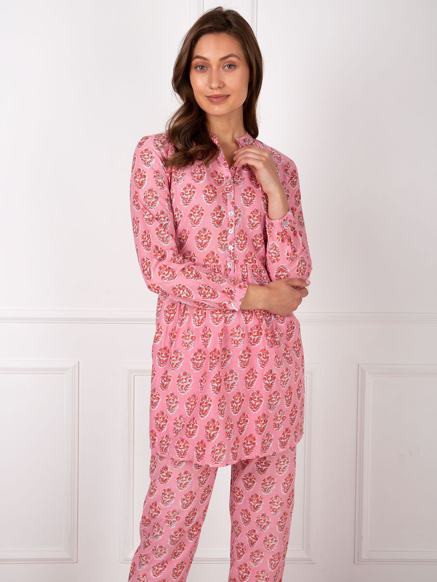 Dusk Attire Pink Hemera Co-ord Set