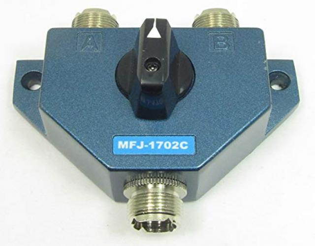 MFJ-1702C Antenna switch, HF/VHF/UHF 2-pos, LP