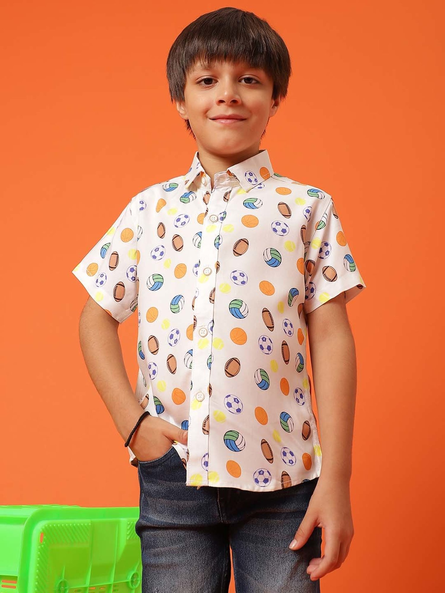Tales & Stories Kids Multicolor Printed Shirt