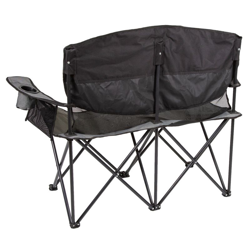 Mac Sports Heavy Duty Collapsible Folding All Terrain Beach Wagon, Red and Grey