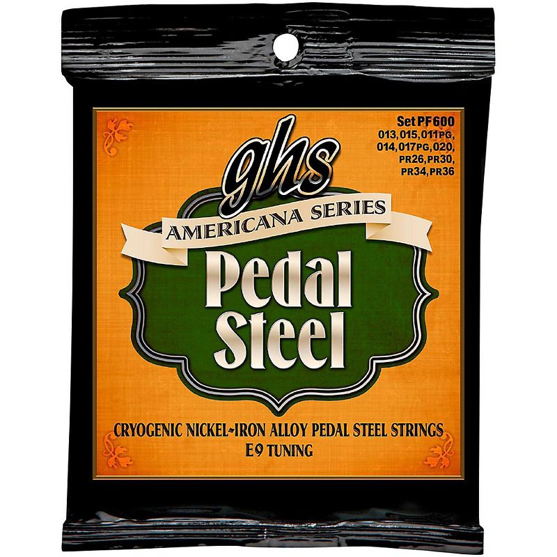 GHS Americana Pedal Steel Strings E9 Tuning (13-36) - 3 Pack