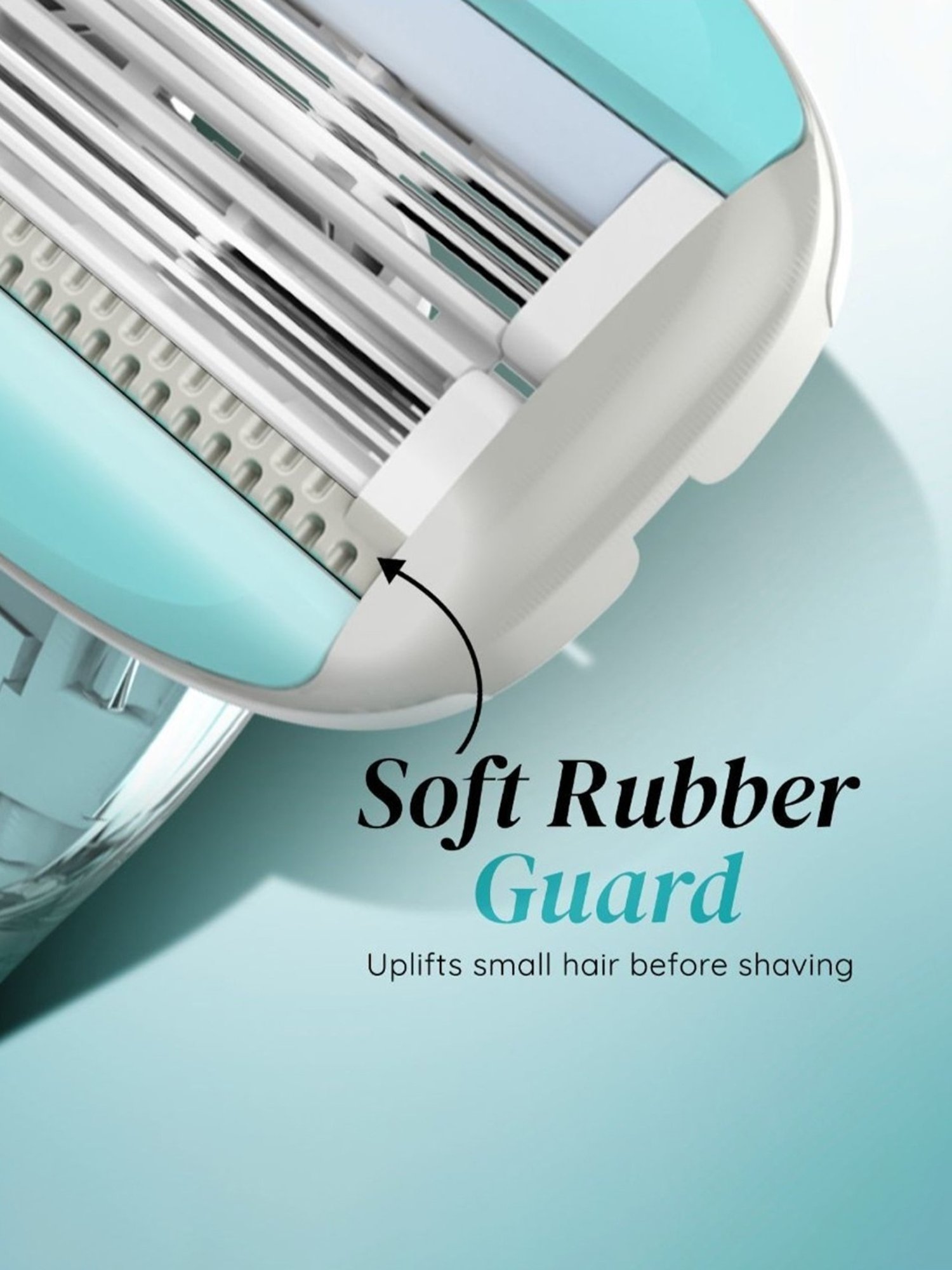 LetsShave Evior 6 Shaver for Women (White/Pink)