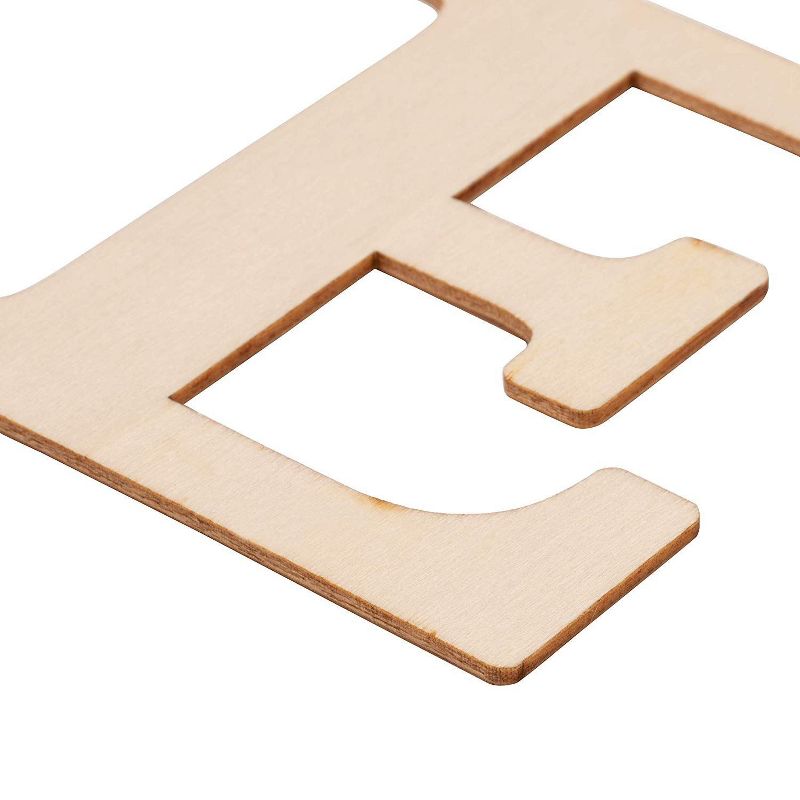 Genie Crafts Laugh Everyday, Unfinished Wood Letters Cutout Inspirational Quotes Wall Decor