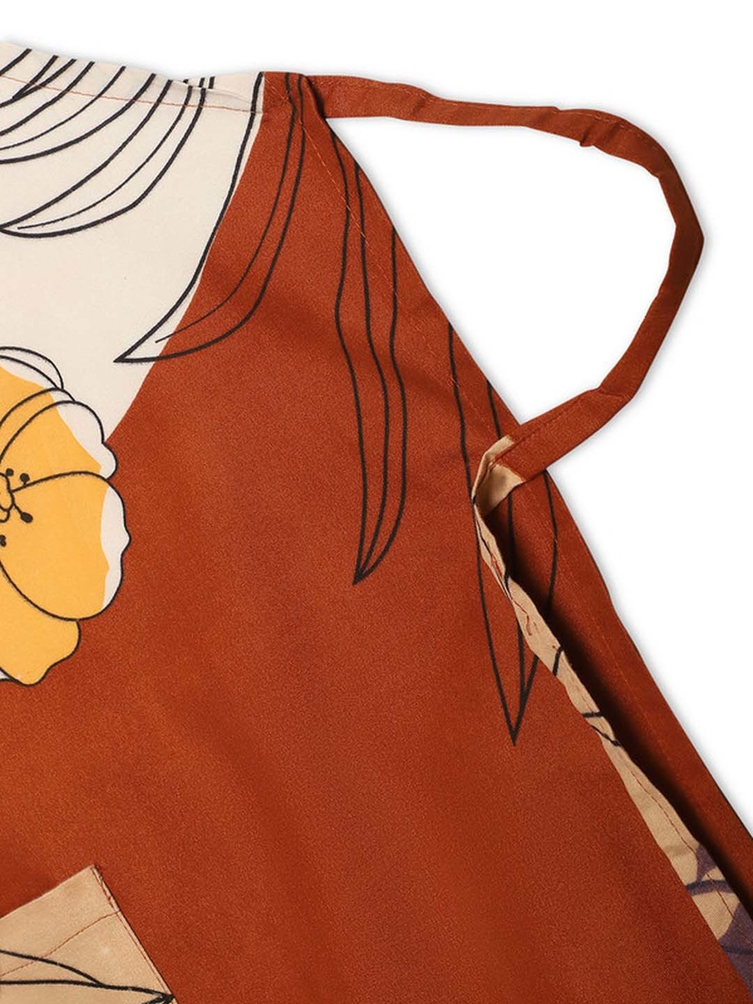 Dhrohar Multicolor Cotton 120 TC Apron - Set of 2