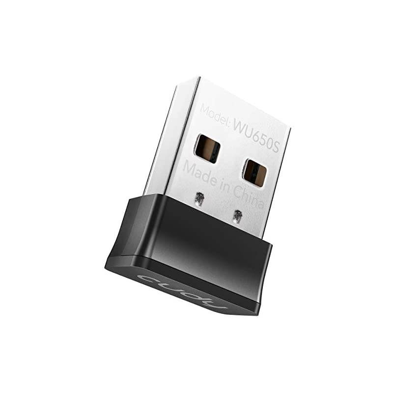 650Mbps Nano Size USB WiFi Adapter, Dual Band 5GHz/2.4GHz Wireless Adapter for PC or Laptop, Windows, Mac OS