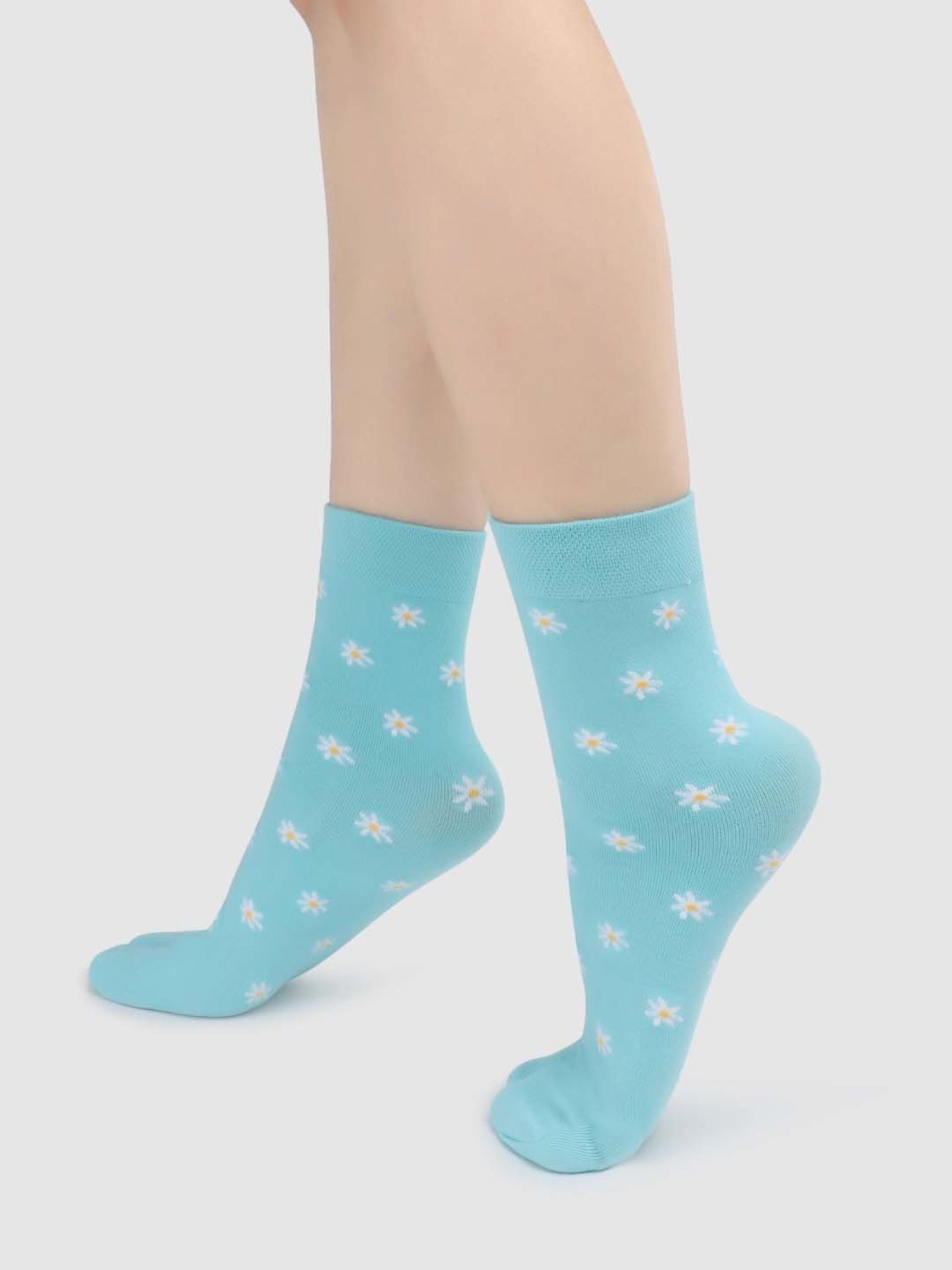 NEXT2SKIN Pink & Blue Cotton Ankle Socks - Pack Of 3