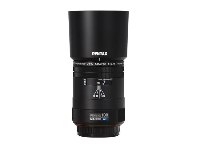 PENTAX 21910 smc PENTAX D FA MACRO 100mm f/2.8 WR Lens Black