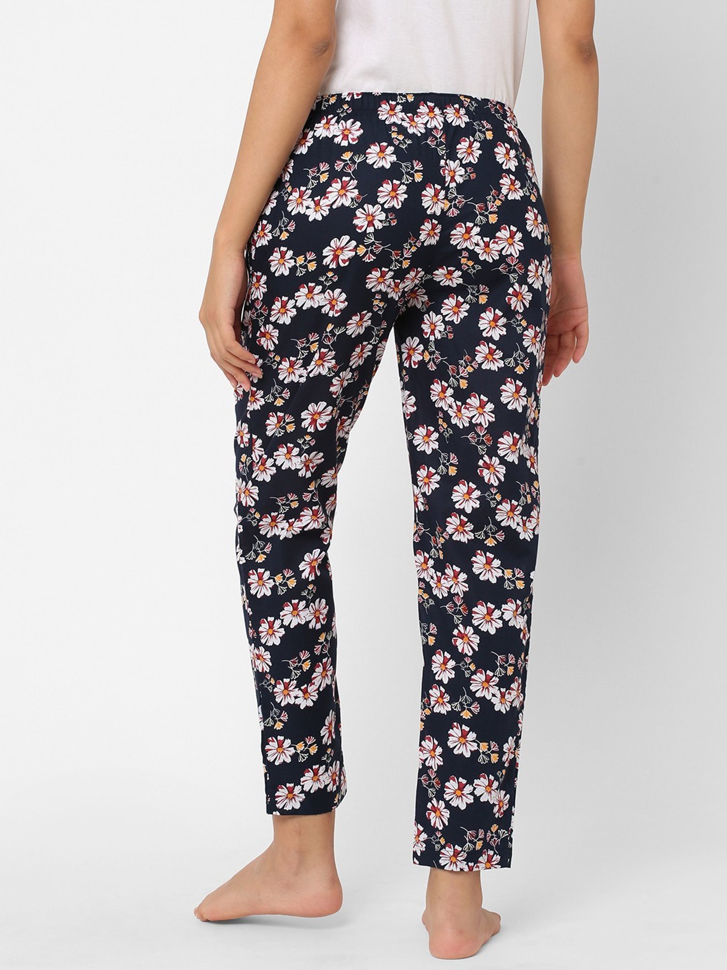 Urban Scottish Navy Floral Print Lounge Pants