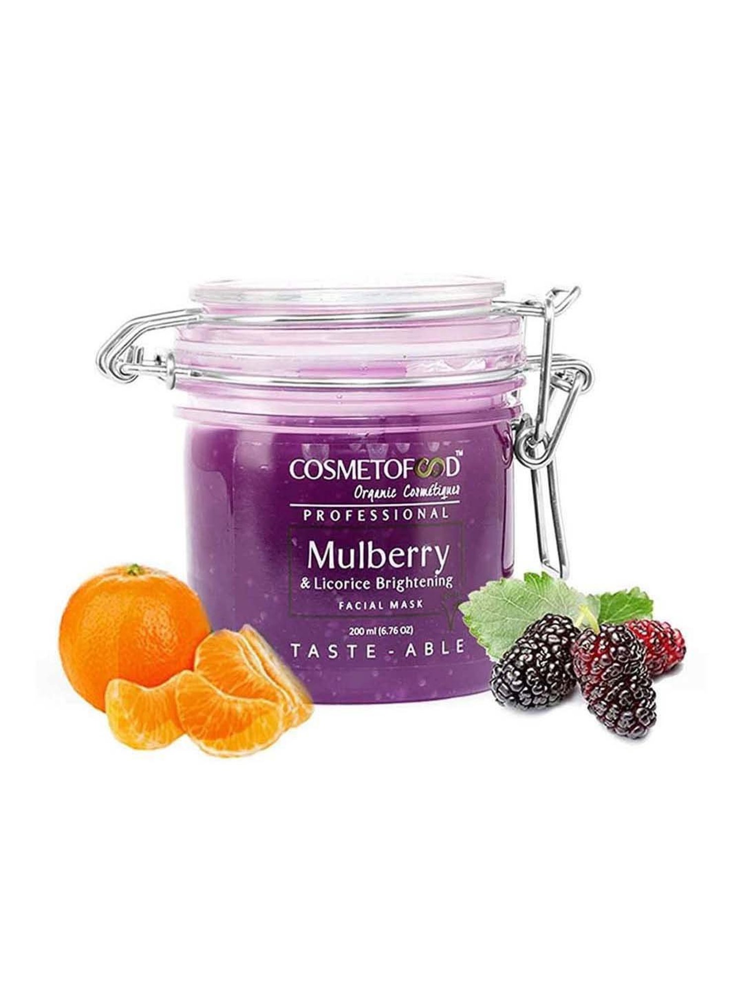 Cosmetofood Professional Mulberry & Licorice Brightening Facial Face Mask - 200 ml