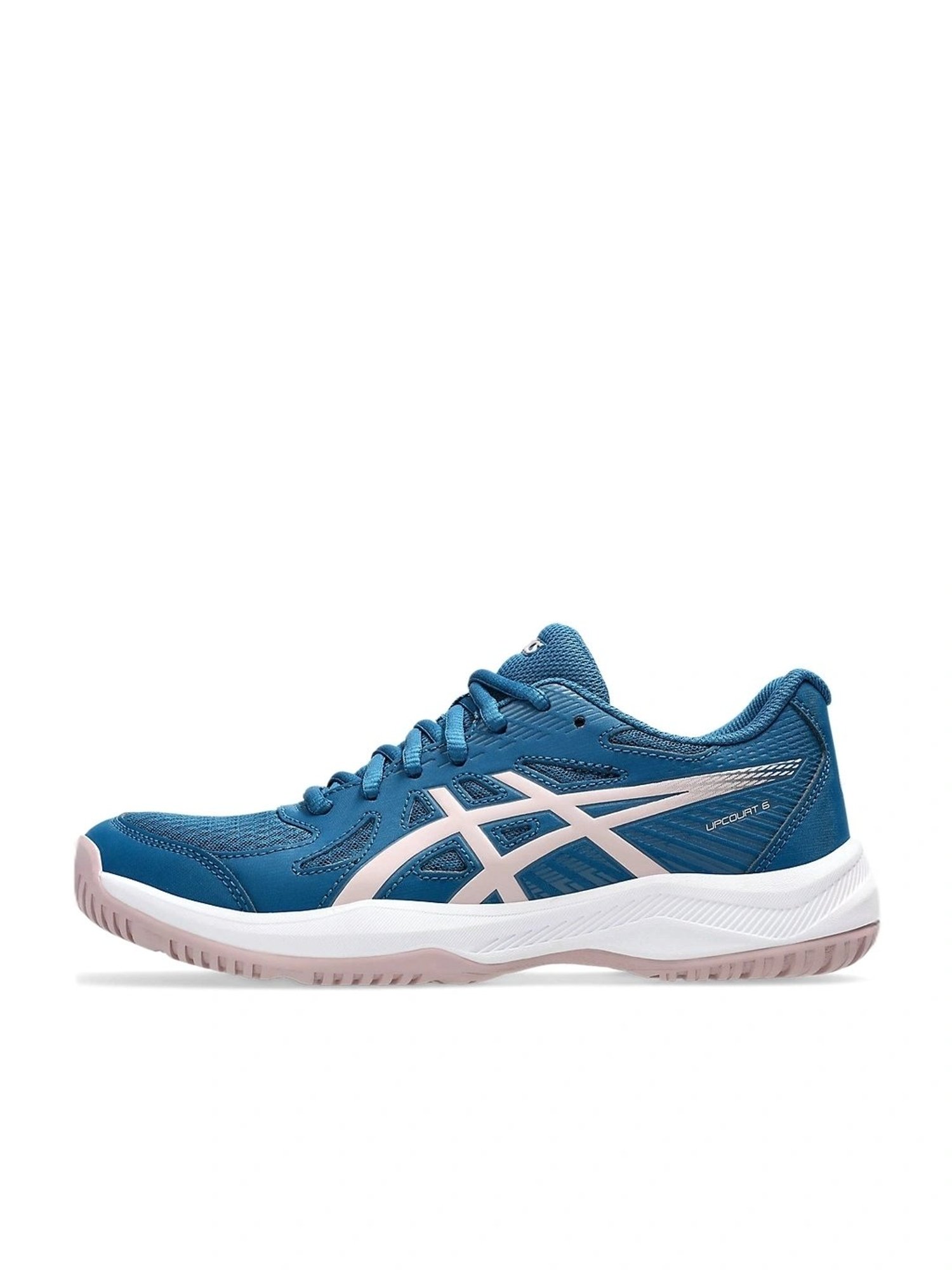 Asics Women's UPCOURT 6 Blue Indoor Court Shoes